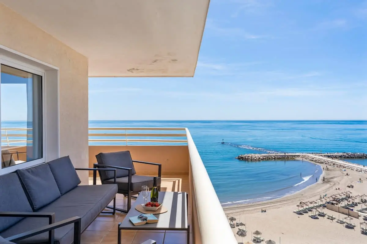Stella Maris Beachfront Apartment with Stunning Mediterranean Views