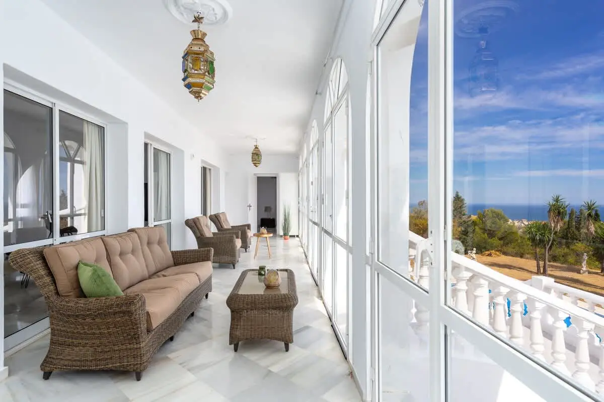 Villa Sabah with sea views near Mijas Pueblo - REF 119